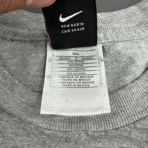 Vintage Nike Team Dallas Cowboys Graphic Print T-Shirt Sz 2XL Swoosh Grey Xxl - Picture 6 of 9